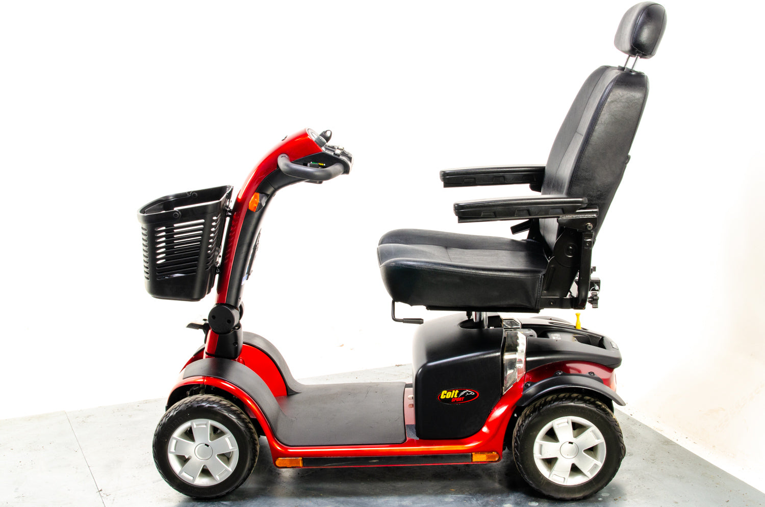 Pride Colt Sport Used Electric Mobility Scooter 8mph Transportable Suspension Pavement Road Legal Red 13503