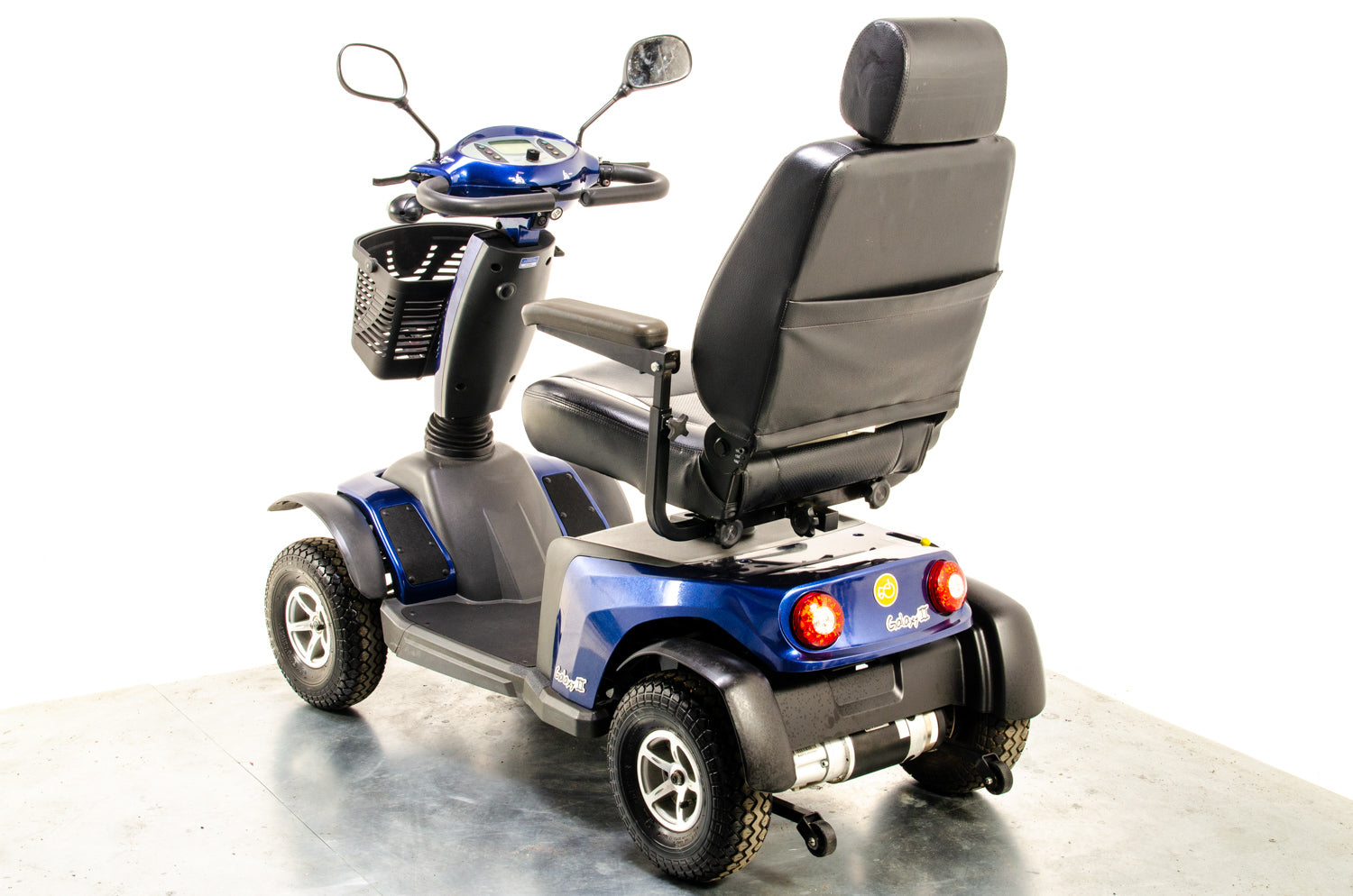 Van Os Galaxy II Used Mobility Scooter 8mph Large Comfy Class 3 Road Legal Blue 13288
