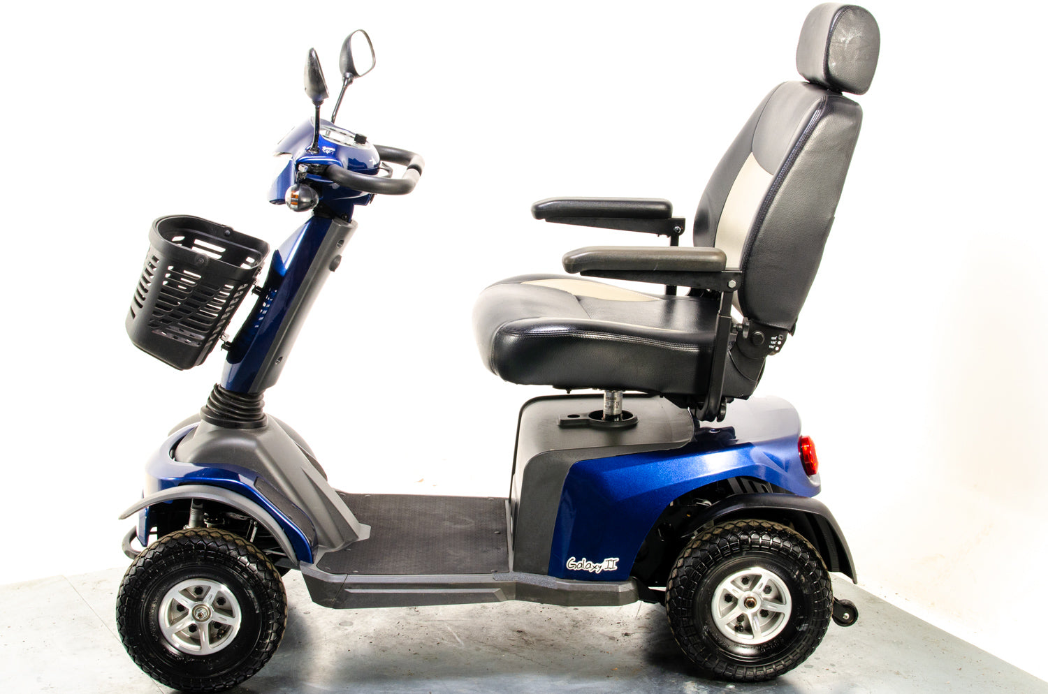 Van Os Galaxy II Used Mobility Scooter 8mph Large Comfy Class 3 Road Legal Blue 13288
