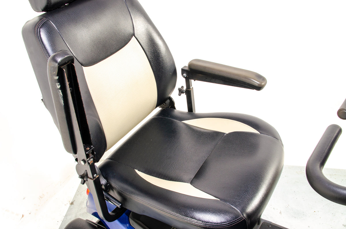 Van Os Galaxy II Used Mobility Scooter 8mph Large Comfy Class 3 Road Legal Blue 13288