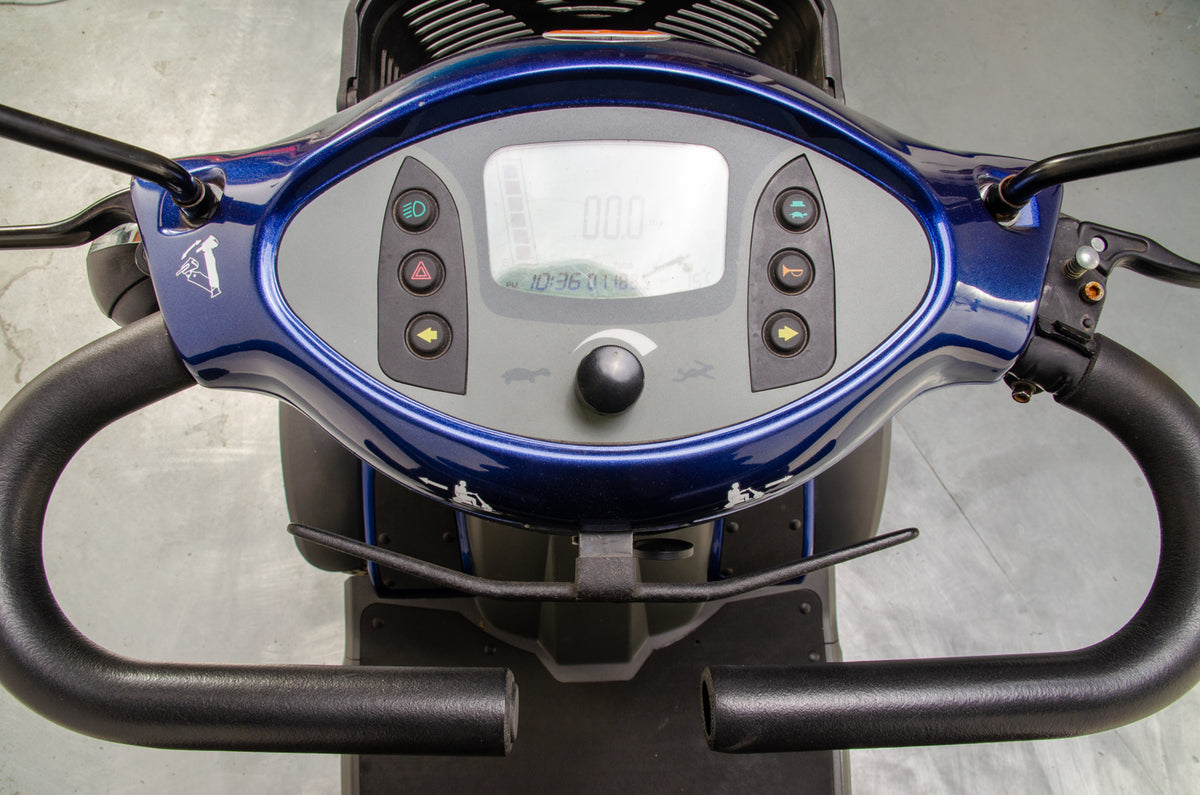 Van Os Galaxy II Used Mobility Scooter 8mph Large Comfy Class 3 Road Legal Blue 13288