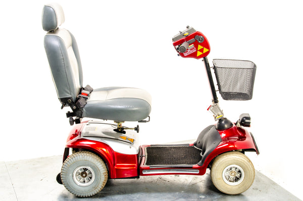 Sterling Sapphire LS Used Mobility Scooter Comfy All-Terrain Midsize Pneumatic Tyres Folding Boot Red