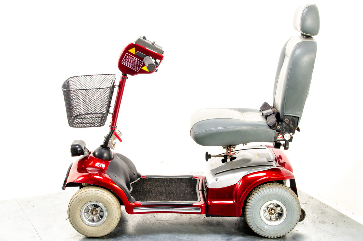 Sterling Sapphire LS Used Mobility Scooter Comfy All-Terrain Midsize Pneumatic Tyres Folding Boot Red