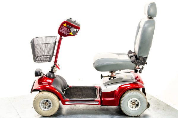 Sterling Sapphire LS Used Mobility Scooter Comfy All-Terrain Midsize Pneumatic Tyres Folding Boot Red
