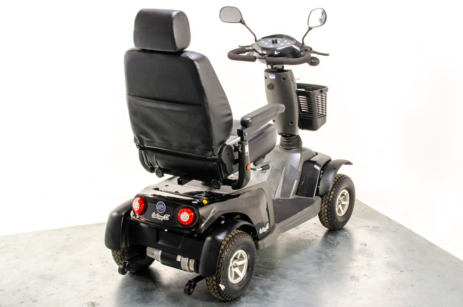 Excel Galaxy II Used Mobility Scooter 8mph Large Comfy Class 3 Road Legal Black 13504