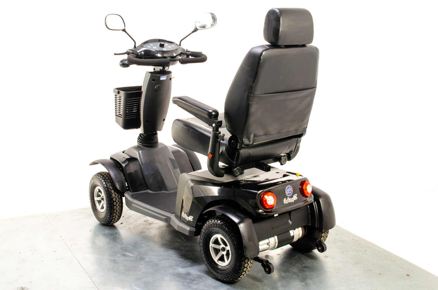 Excel Galaxy II Used Mobility Scooter 8mph Large Comfy Class 3 Road Legal Black 13504