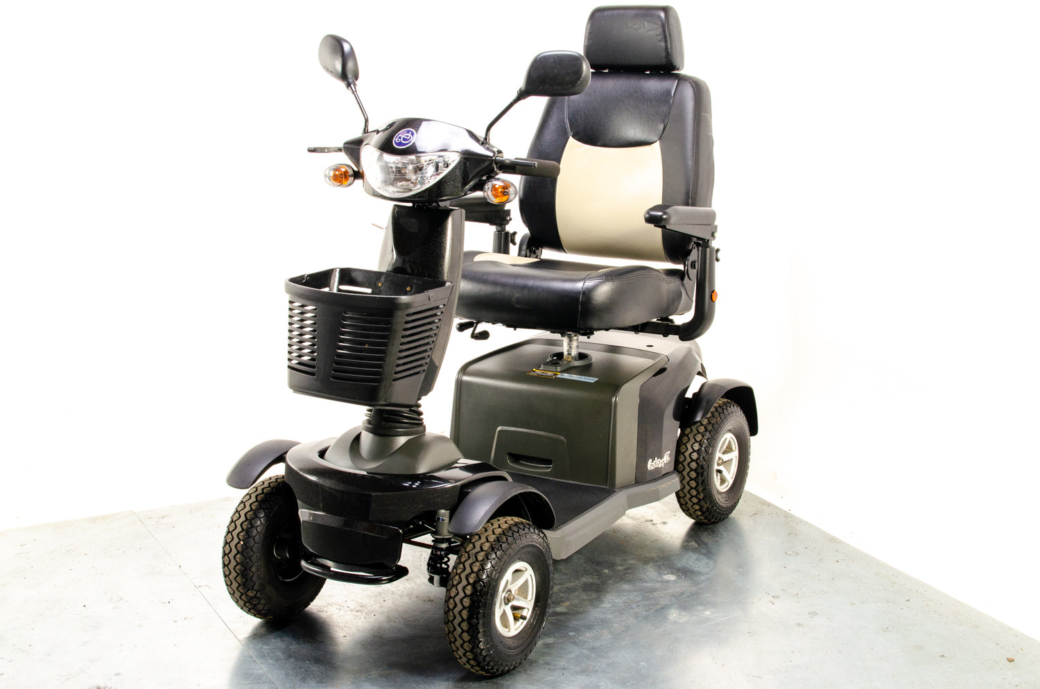 Excel Galaxy II Used Mobility Scooter 8mph Large Comfy Class 3 Road Legal Black 13504