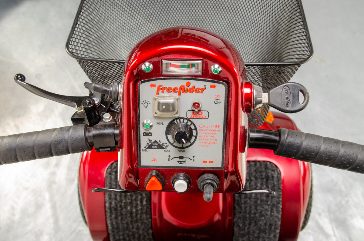 Freerider Kensington S Used Mobility Scooter Midsize All-Terrain Pavement Road Legal Red