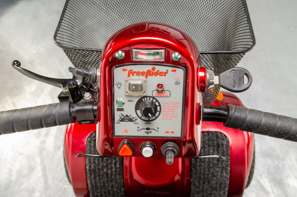 Freerider Kensington S Used Mobility Scooter Midsize All-Terrain Pavement Road Legal Red