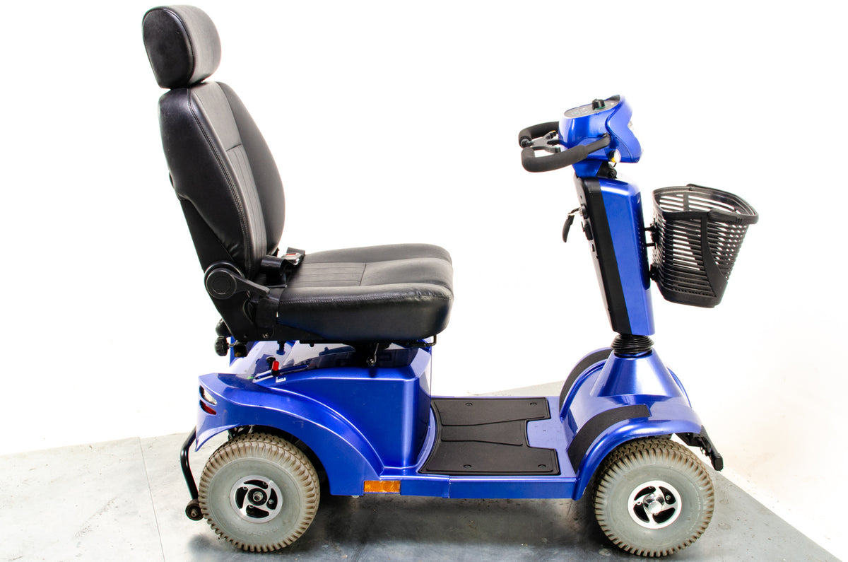 Midi GTE Sterling S425 Used Mobility Scooter 8mph Blue Midsize Pneumatic Pavement 13290
