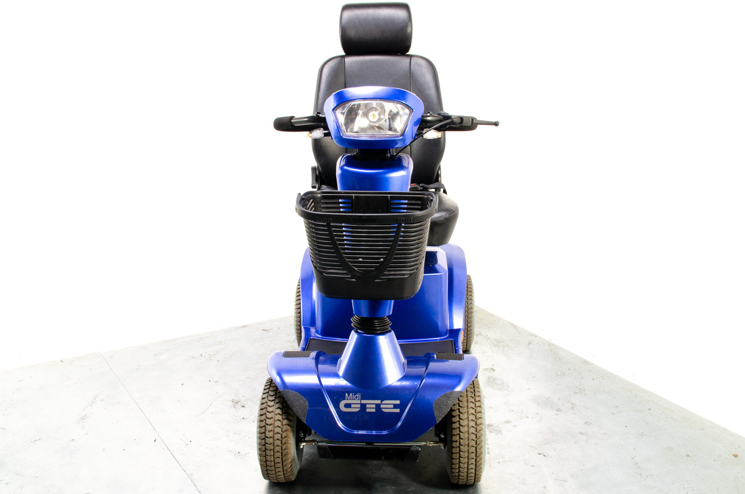 Midi GTE Sterling S425 Used Mobility Scooter 8mph Blue Midsize Pneumatic Pavement 13290 Secondary image