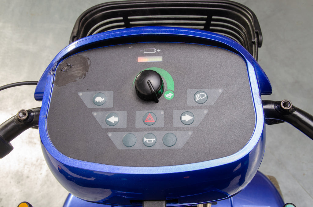 Midi GTE Sterling S425 Used Mobility Scooter 8mph Blue Midsize Pneumatic Pavement 13290