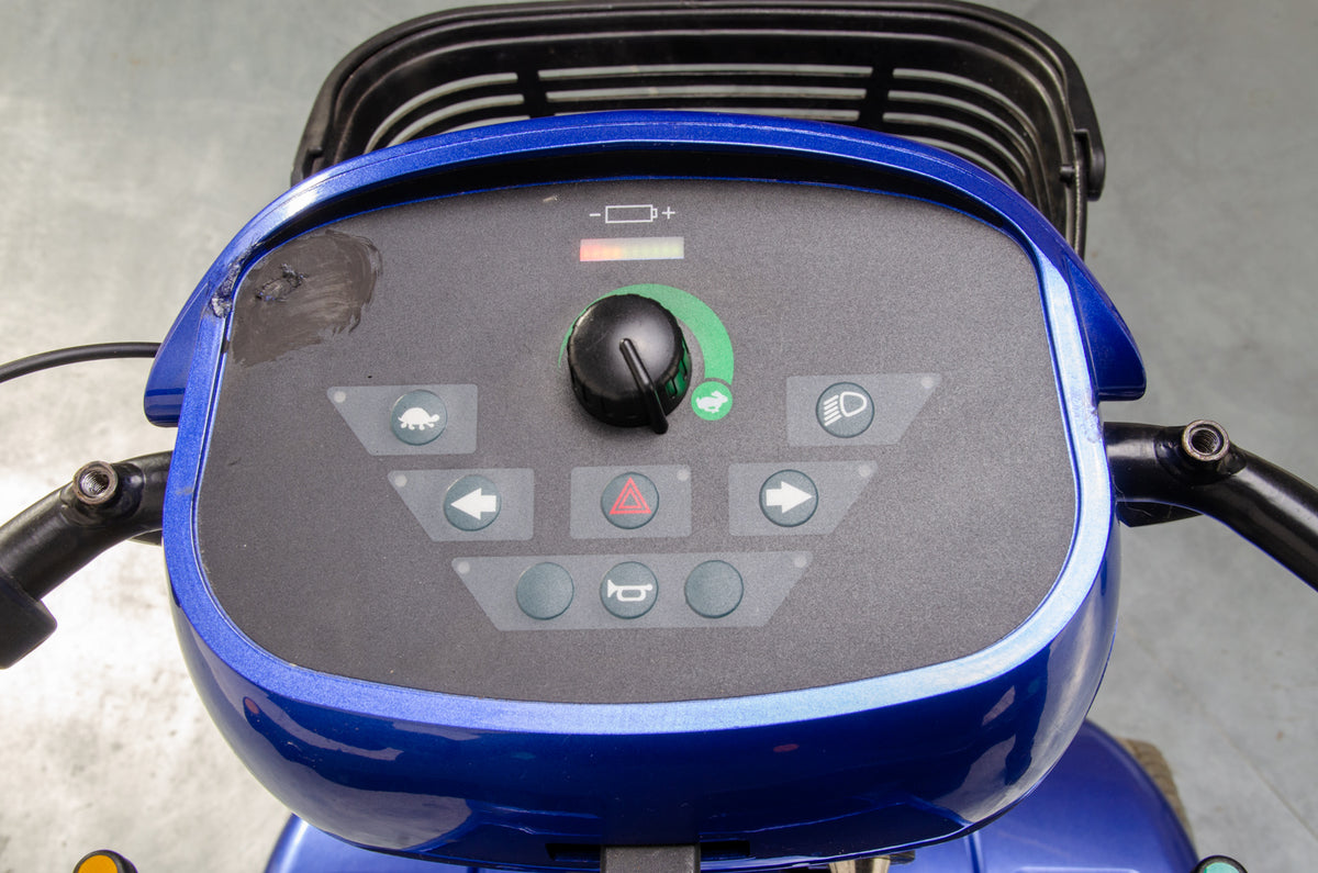 Midi GTE Sterling S425 Used Mobility Scooter 8mph Blue Midsize Pneumatic Pavement 13290