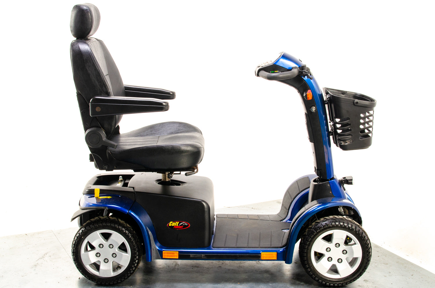 Pride Colt Pursuit Used Mobility Scooter 8mph All-Terrain Transportable Large Off-Road Road Legal Blue 13291