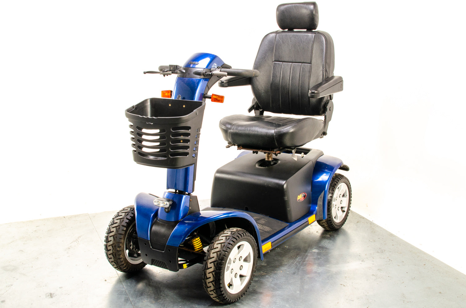 Pride Colt Pursuit Used Mobility Scooter 8mph All-Terrain Transportable Large Off-Road Road Legal Blue 13291