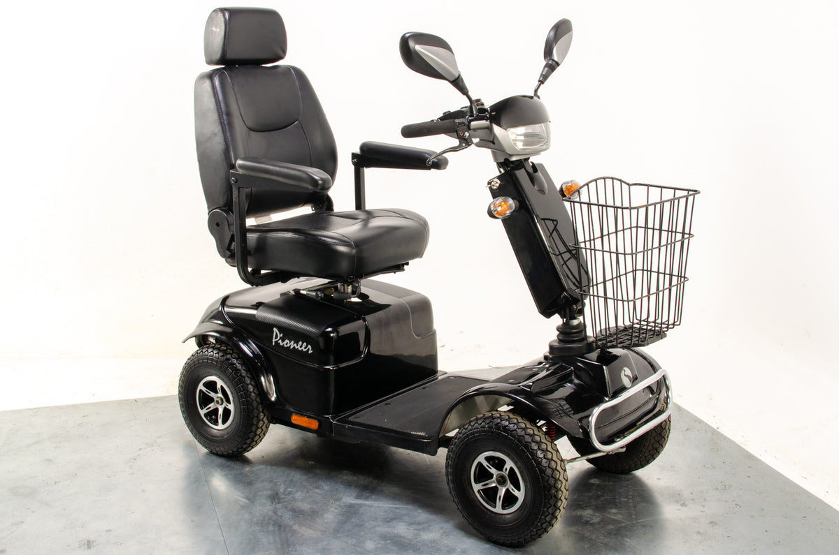 Rascal Pioneer Used Electric Mobility Scooter 8mph All-Terrain Suspension Off-Road Black 13347 Main image
