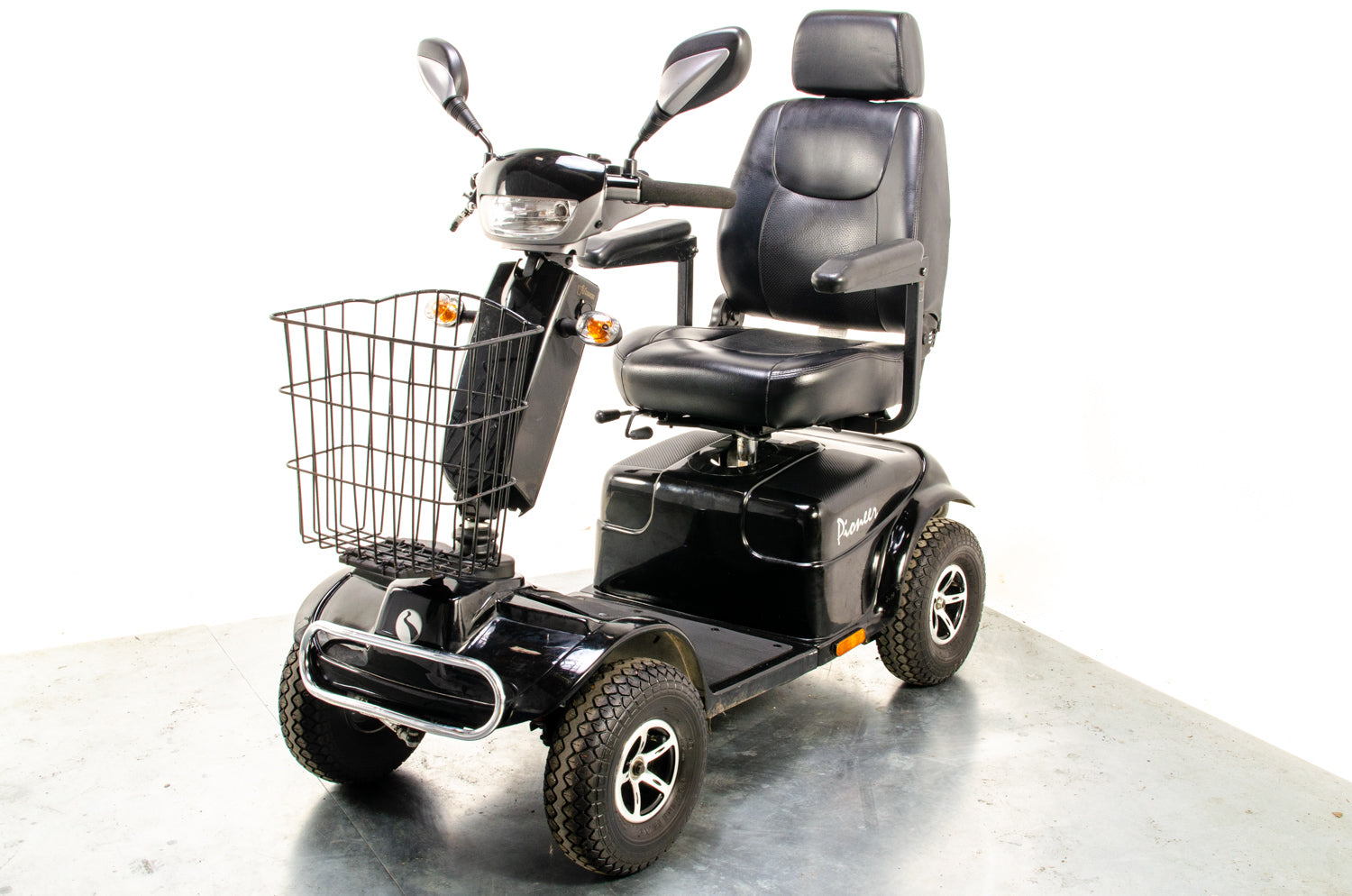 Rascal Pioneer Used Electric Mobility Scooter 8mph All-Terrain Suspension Off-Road Black 13347