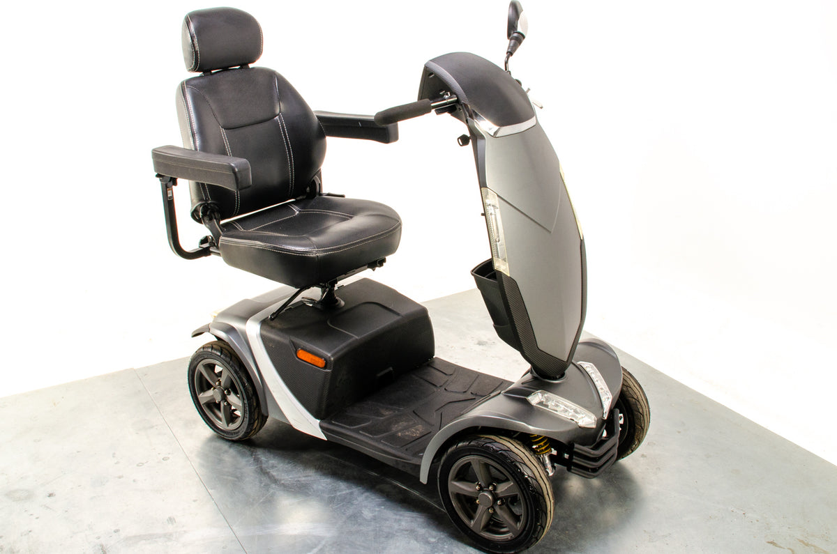 Rascal Vecta Sport Compact Used Electric Mobility Scooter 8mph Max Grip Suspension All-Terrain Road Legal Grey 13088