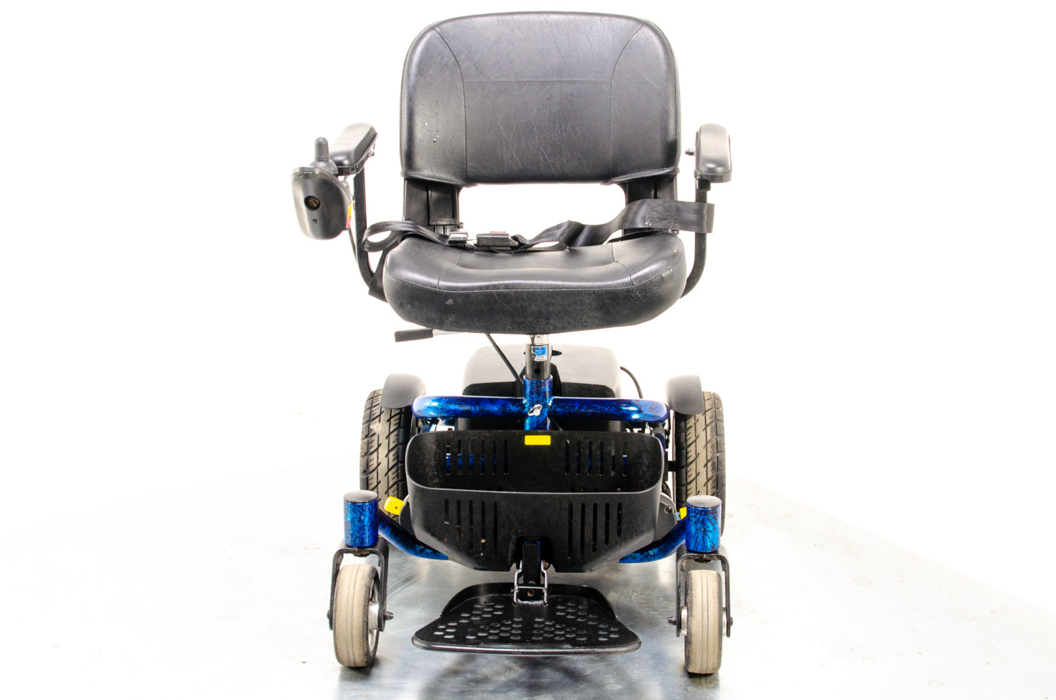 Roma Reno Elite Used Electric Wheelchair Powerchair Flame Blue indoor Outdoor Transportable 12176