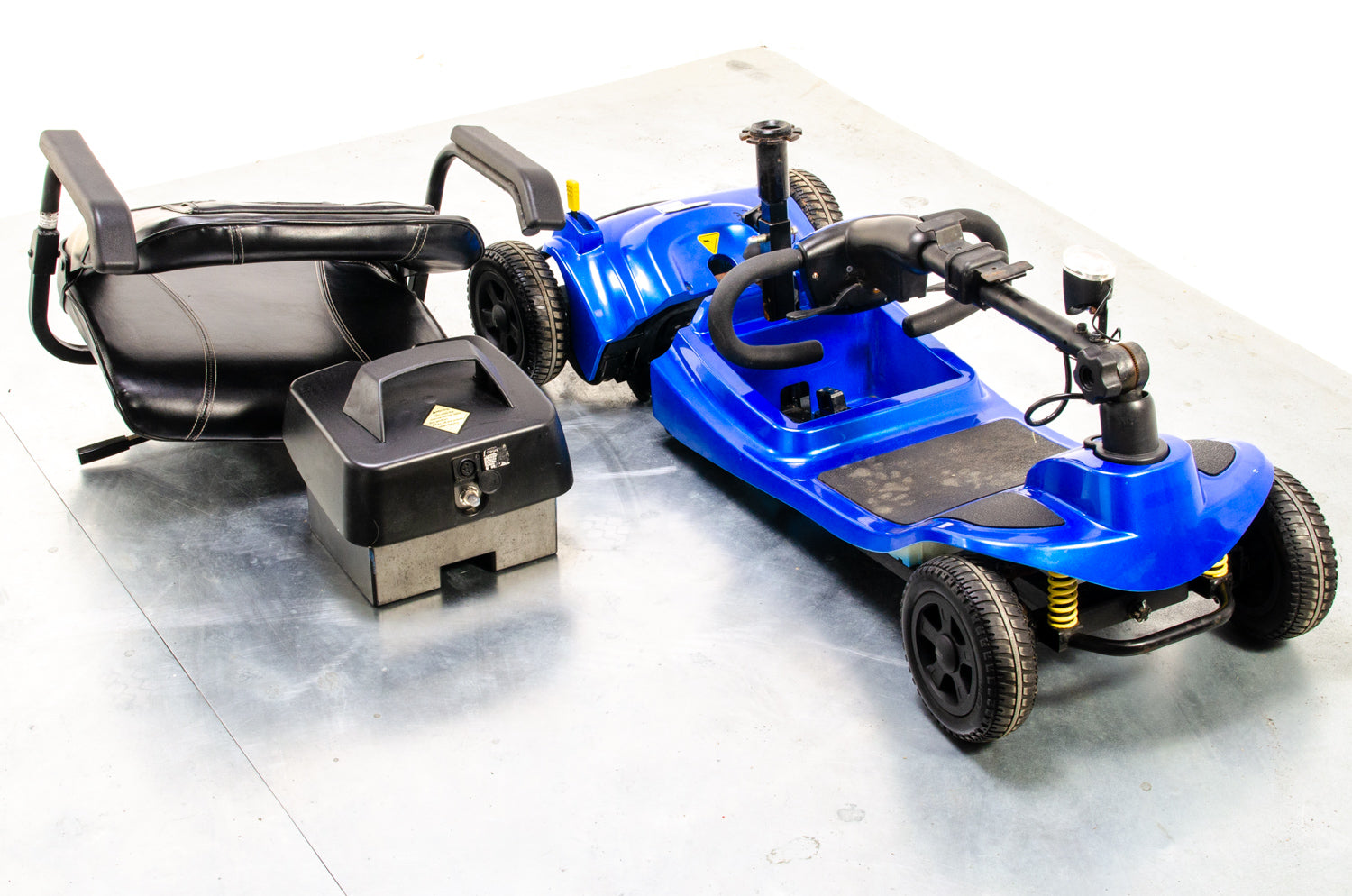 Liberty Vogue Used Mobility Scooter Suspension Transportable Lightweight One Rehab Blue 13343 Secondary image