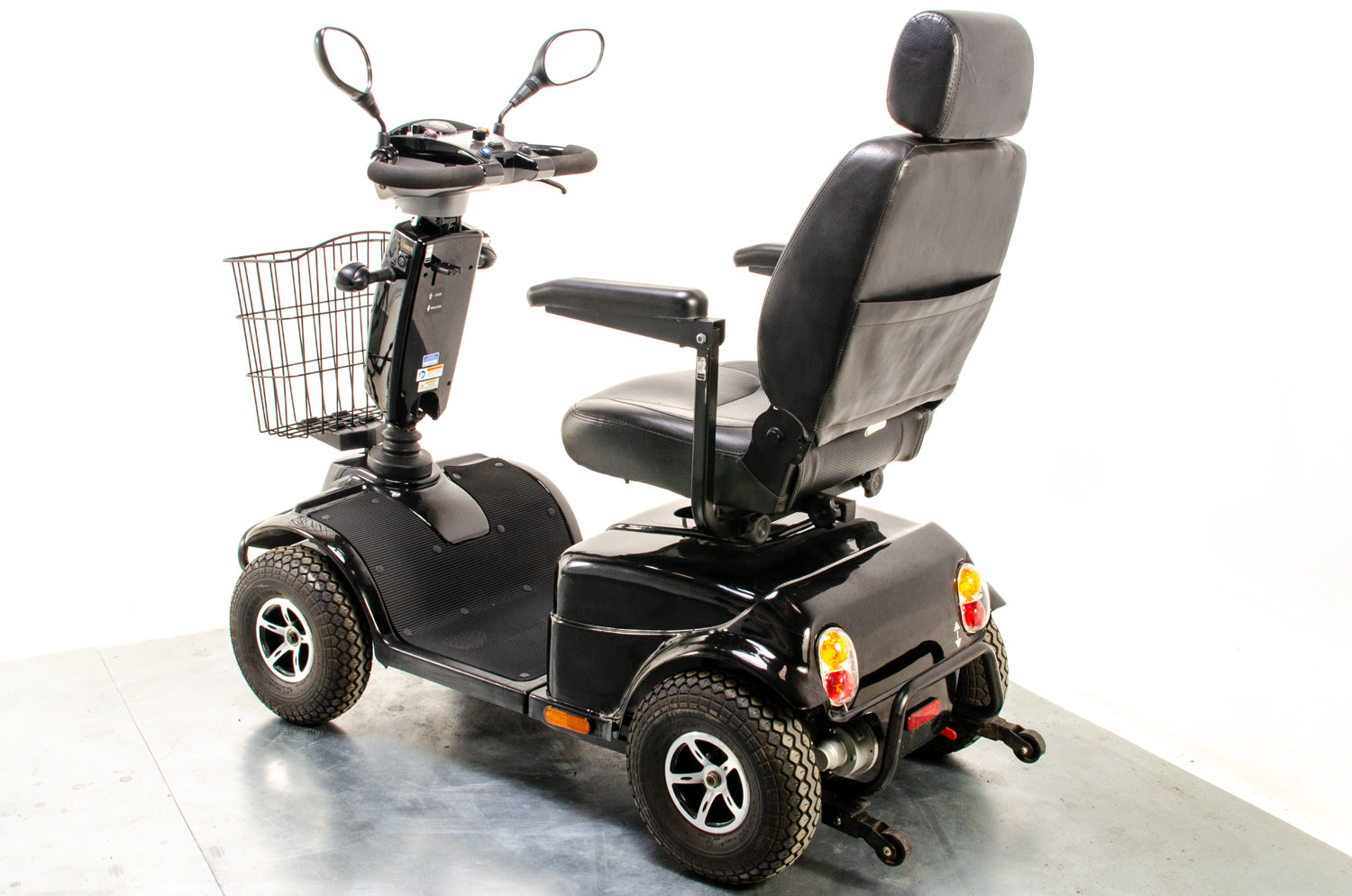 Rascal Pioneer Used Electric Mobility Scooter 8mph All-Terrain Suspension Off-Road Black 13084