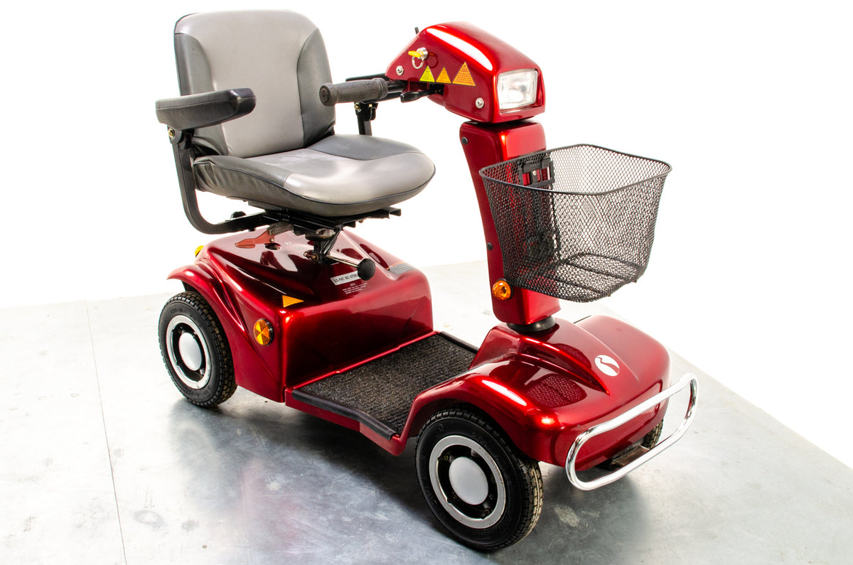Rascal 388XL Used Electric Mobility Scooter 6mph Road Legal Pavement Comfy Red 13300 Main image