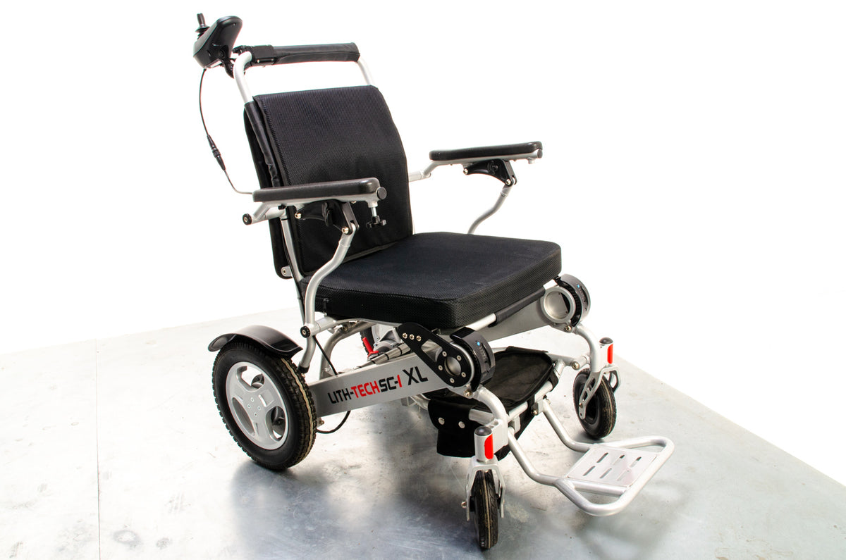 Lith-Tech Smart Chair 1 XL SC-1 Used Electric Wheelchair Powerchair Portable Folding Transportable Lithium Attendant Brushless
