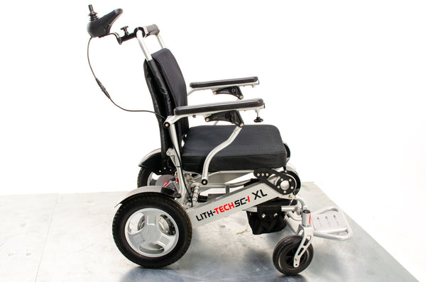 Lith-Tech Smart Chair 1 XL SC-1 Used Electric Wheelchair Powerchair Portable Folding Transportable Lithium Attendant Brushless