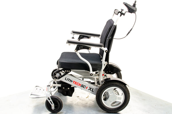 Lith-Tech Smart Chair 1 XL SC-1 Used Electric Wheelchair Powerchair Portable Folding Transportable Lithium Attendant Brushless