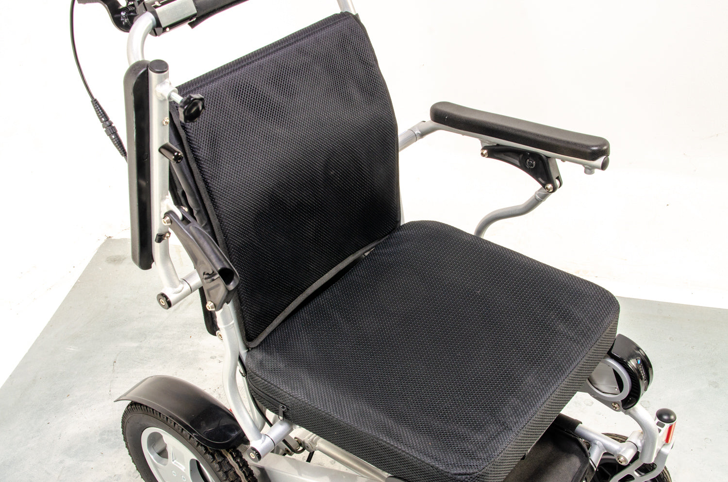 Lith-Tech Smart Chair 1 XL SC-1 Used Electric Wheelchair Powerchair Portable Folding Transportable Lithium Attendant Brushless