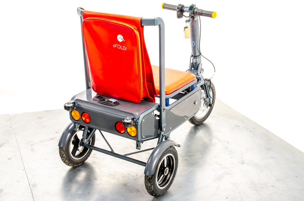 eFOLDI Lightweight Folding Electric Mobility Scooter 8mph Used Portable Transportable Lithium