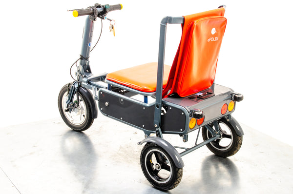 eFOLDI Lightweight Folding Electric Mobility Scooter 8mph Used Portable Transportable Lithium