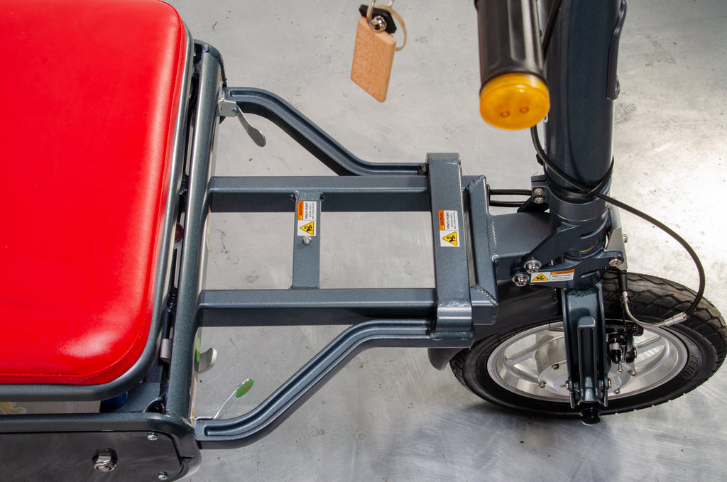 eFOLDI Lightweight Folding Electric Mobility Scooter 8mph Used Portable Transportable Lithium