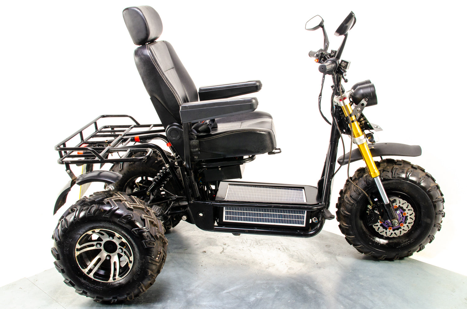 All-Terrain Off-Road Mobility Scooter Trike ATV AWD Monster Wheels Road Legal 20mph