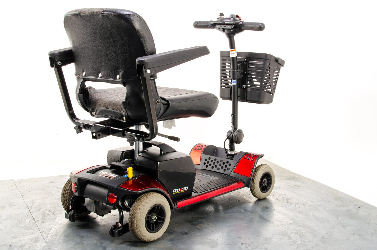 Pride Go-Go Elite Traveller Plus Used Mobility Scooter Small Transportable Lightweight Travel Car 13509