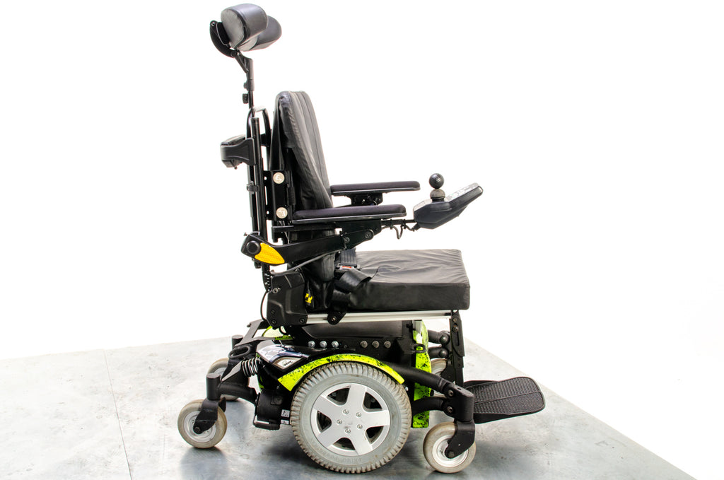 Invacare TDX SP2 Used Electric Wheelchair Powerchair Power Tilt Leg Raiser Green