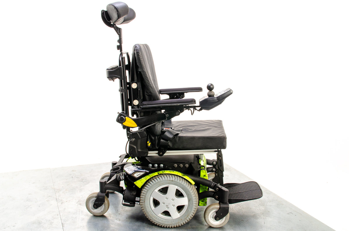 Invacare TDX SP2 Used Electric Wheelchair Powerchair Power Tilt Leg Raiser Green