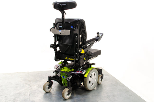 Invacare TDX SP2 Used Electric Wheelchair Powerchair Power Tilt Leg Raiser Green