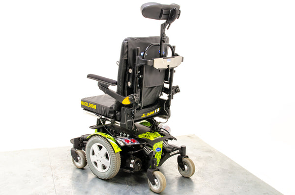 Invacare TDX SP2 Used Electric Wheelchair Powerchair Power Tilt Leg Raiser Green