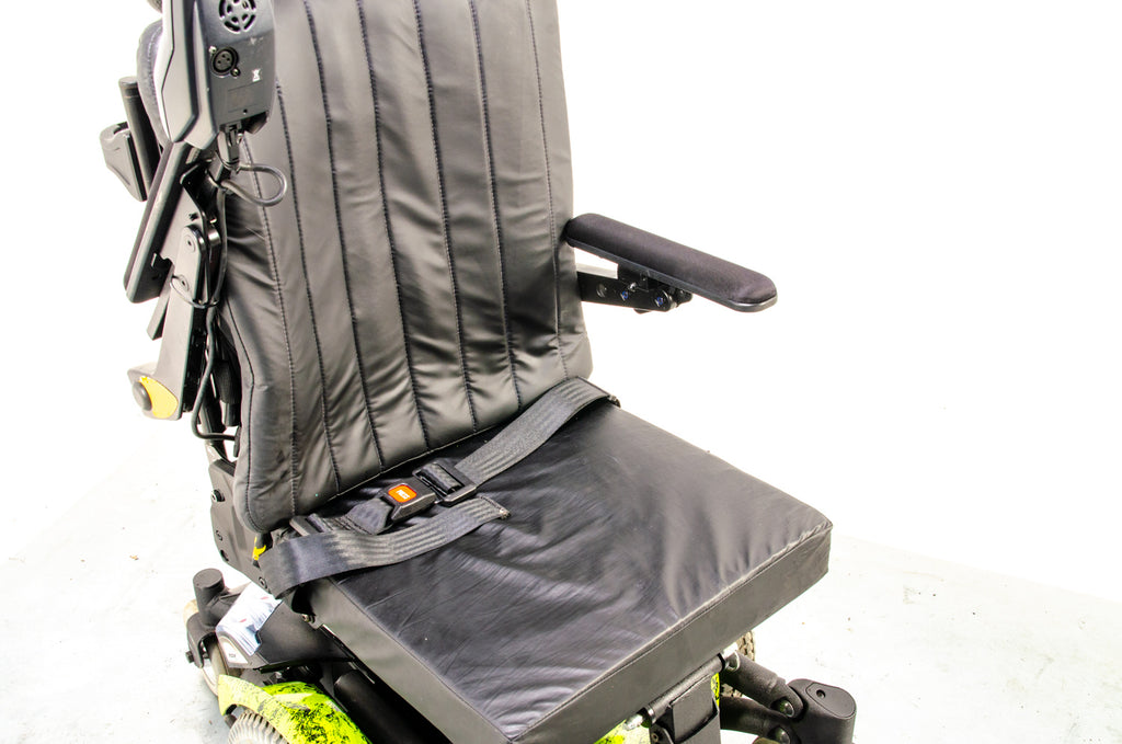 Invacare TDX SP2 Used Electric Wheelchair Powerchair Power Tilt Leg Raiser Green