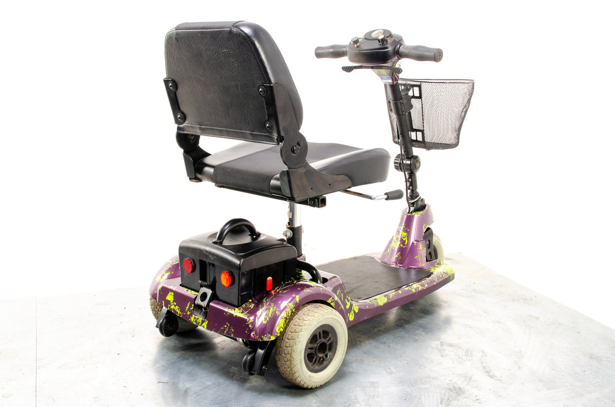 Rascal Eco 3 Used Electric Mobility Scooter Small 3 wheel Boot Transportable Indoor Travel Blue