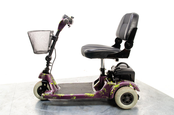 Rascal Eco 3 Used Electric Mobility Scooter Small 3 wheel Boot Transportable Indoor Travel Blue