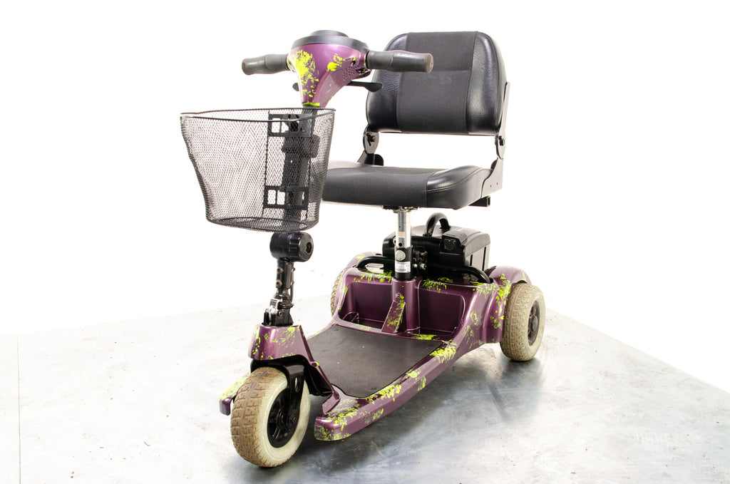 Rascal Eco 3 Used Electric Mobility Scooter Small 3 wheel Boot Transportable Indoor Travel Blue