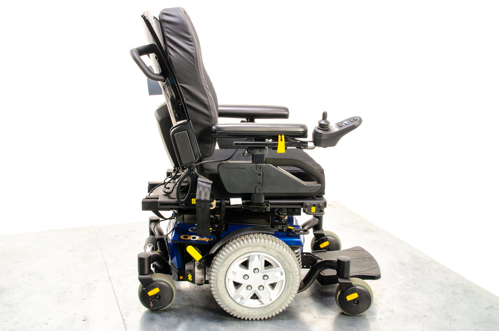 Pride Quantum Q6 Edge Used Electric Wheelchair Powerchair Power Tilt 6mph Blue