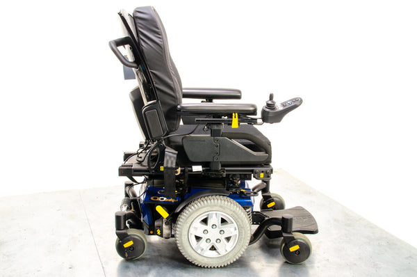 Pride Quantum Q6 Edge Used Electric Wheelchair Powerchair Power Tilt 6mph Blue