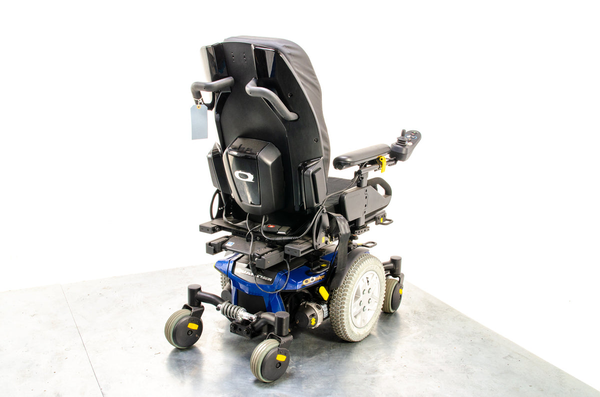 Pride Quantum Q6 Edge Used Electric Wheelchair Powerchair Power Tilt 6mph Blue