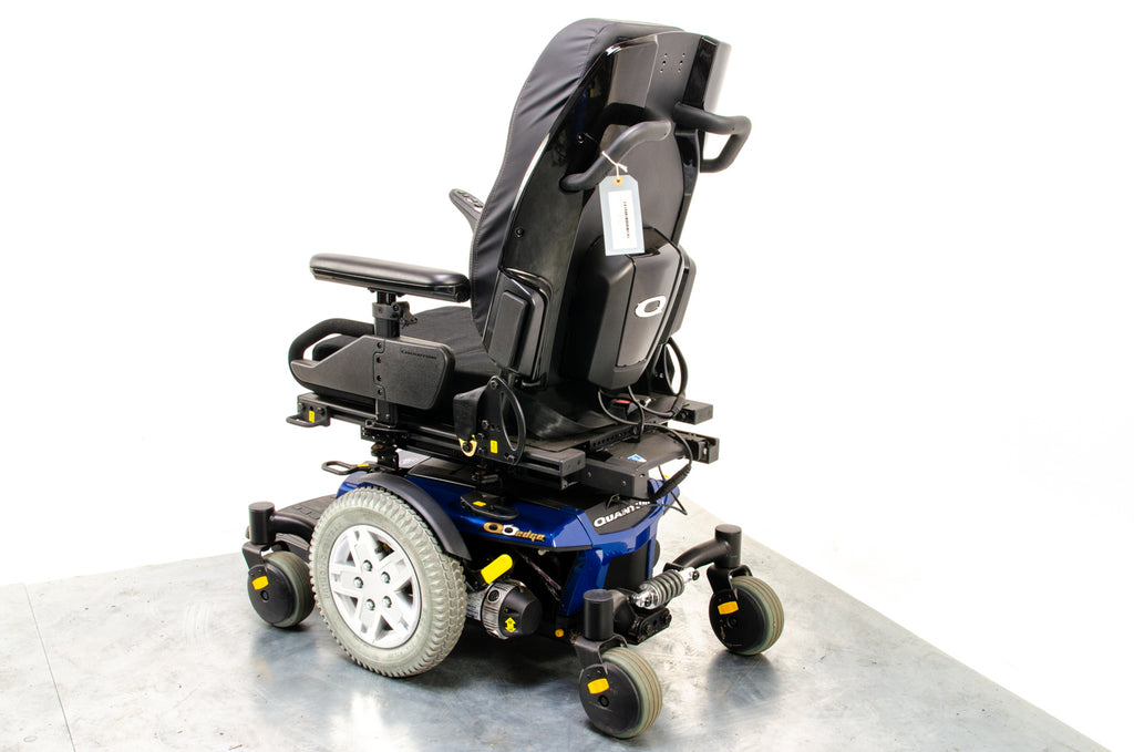 Pride Quantum Q6 Edge Used Electric Wheelchair Powerchair Power Tilt 6mph Blue