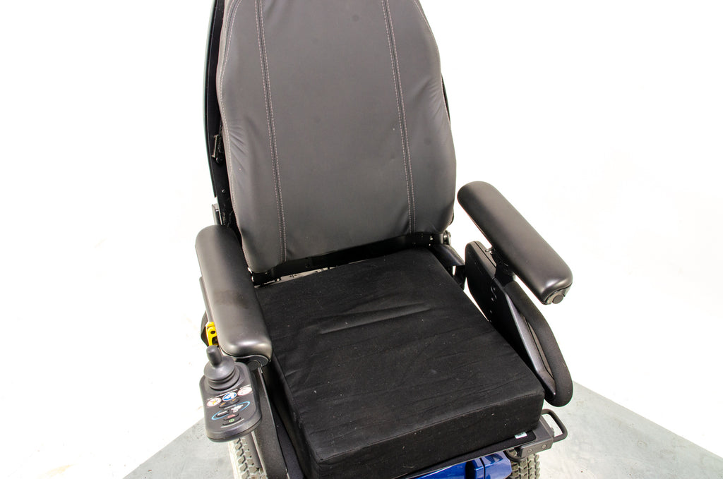 Pride Quantum Q6 Edge Used Electric Wheelchair Powerchair Power Tilt 6mph Blue