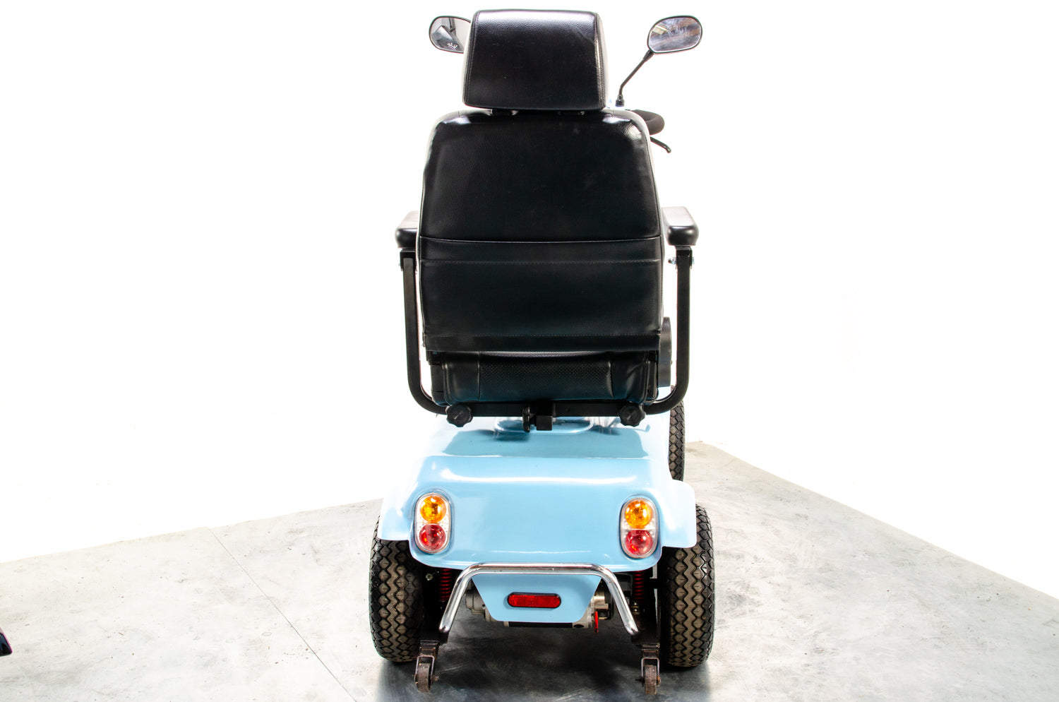 Rascal Pioneer Used Electric Mobility Scooter 8mph All-Terrain Suspension Off-Road Blue 13510