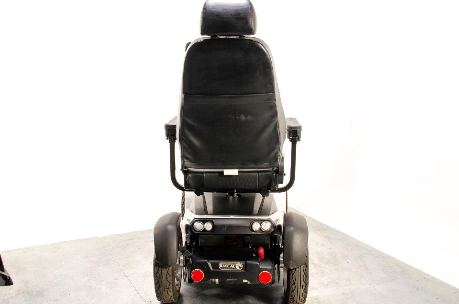 Rascal Vision Used Electric Mobility Scooter 8mph Large All-Terrain Road Legal Silver Pneumatic Tyres 13336